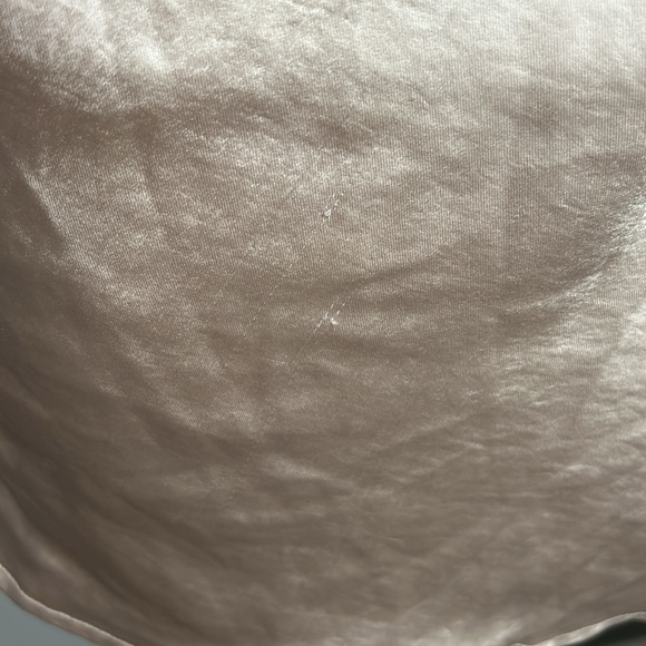 Saints + Secrets Champagne Open Back Ivory Long Sleeve Mini Dress size XS - Picture 14 of 16